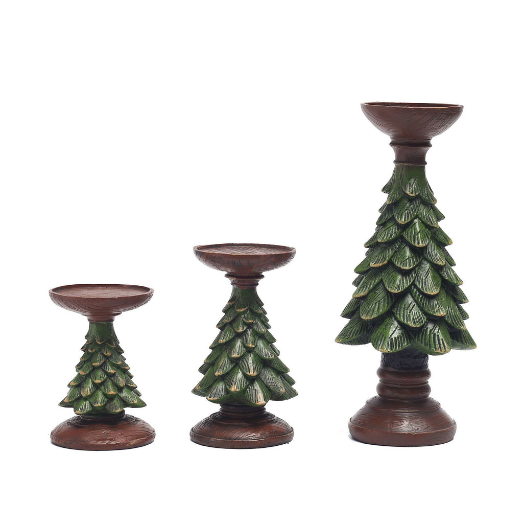 Christmas Tree Candle Holder Decor