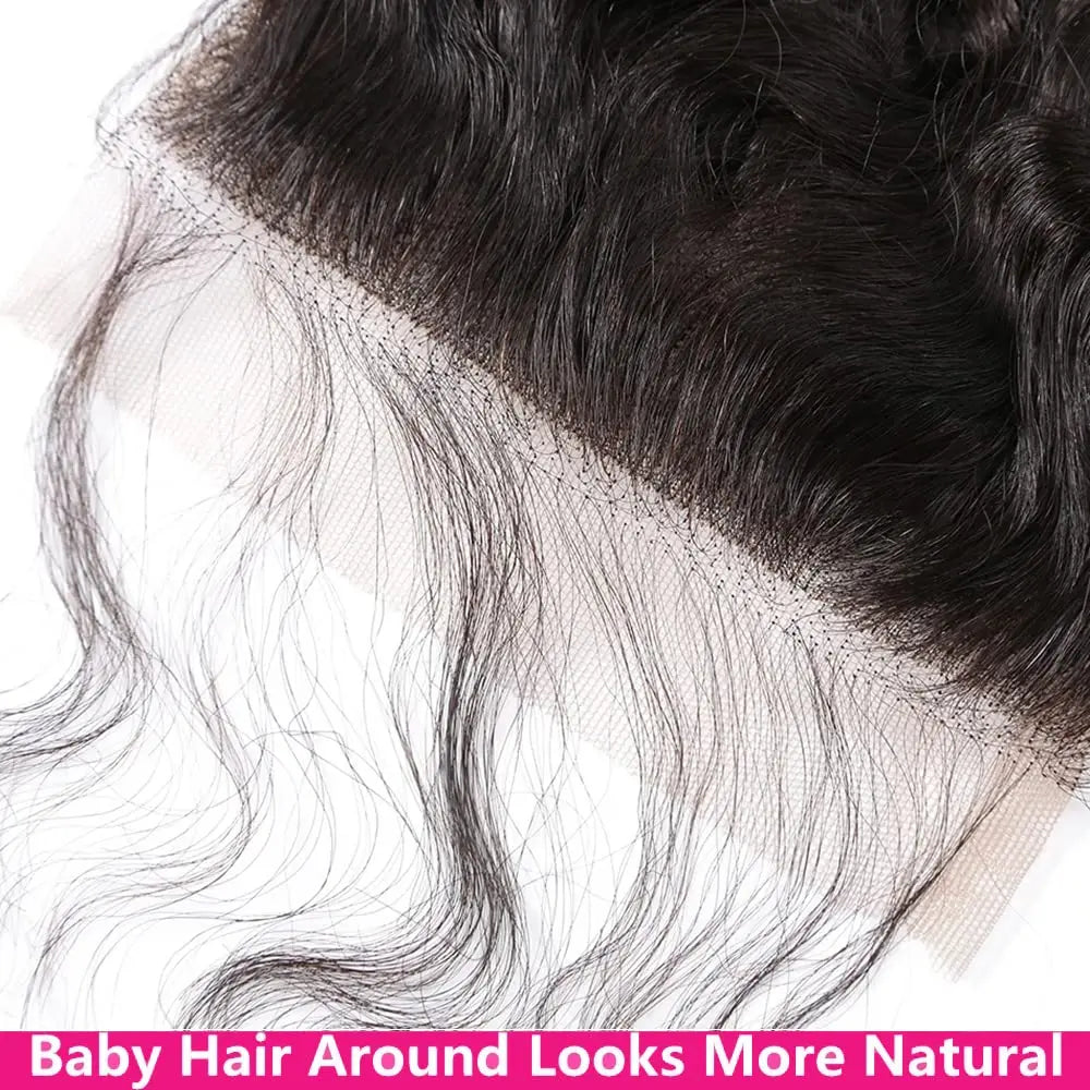 Human Hair Bundles with Closure Deep Wave 3 Bundles with 4x4 Lace Closure 100% Unprocessed Brazilian Virgin Curly Closure Bundle