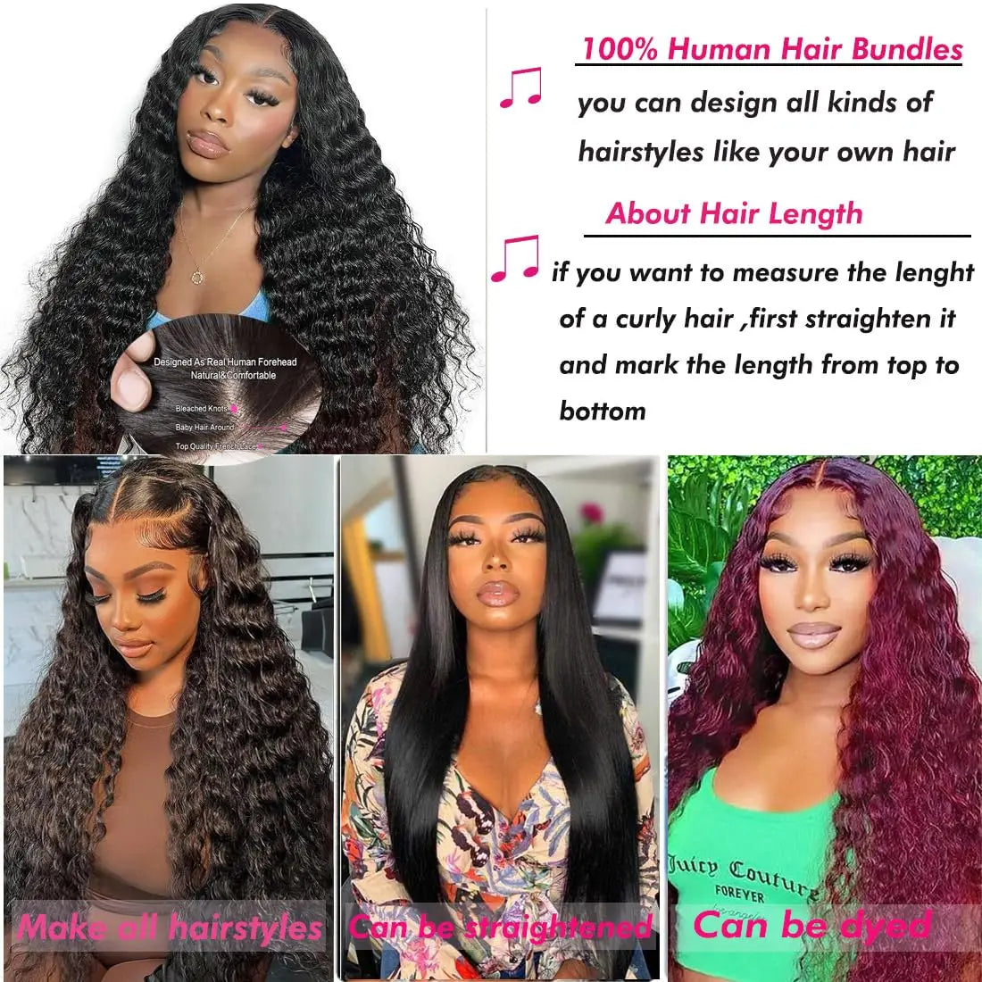 Human Hair Bundles with Closure Deep Wave 3 Bundles with 4x4 Lace Closure 100% Unprocessed Brazilian Virgin Curly Closure Bundle