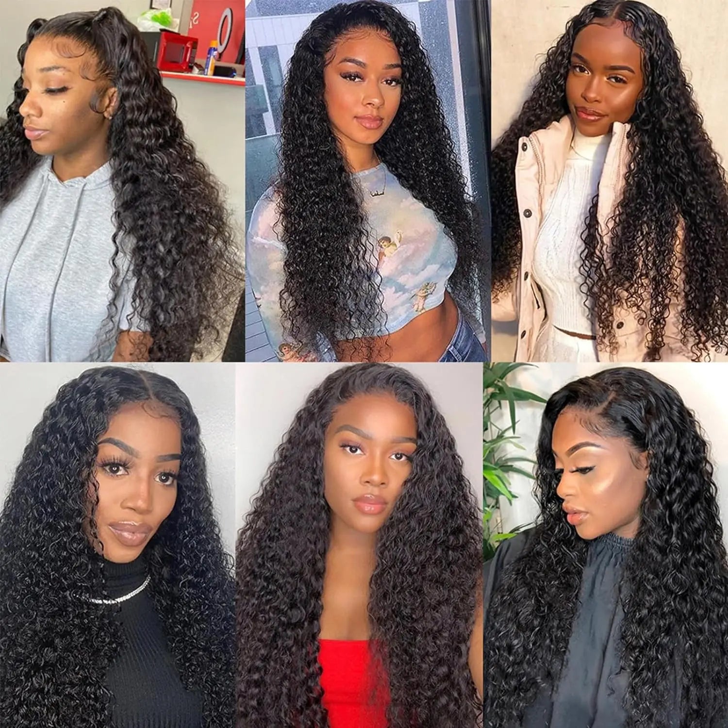 Human Hair Bundles with Closure Deep Wave 3 Bundles with 4x4 Lace Closure 100% Unprocessed Brazilian Virgin Curly Closure Bundle