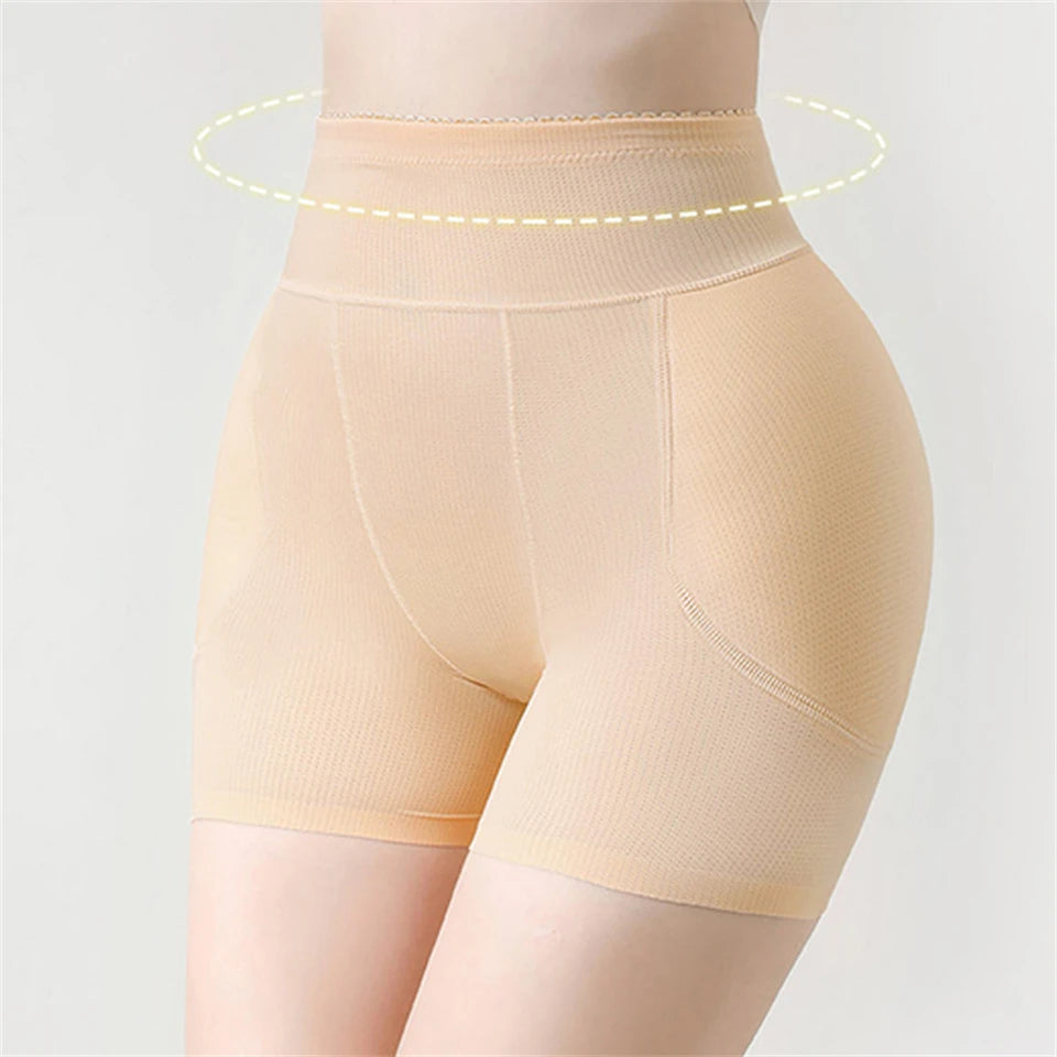 Wechery Underwear Women Fake Asses  Tummy Control Butt Lifte Breathable Hip Pads Panties Buttocks Enhancer Body Shapewear