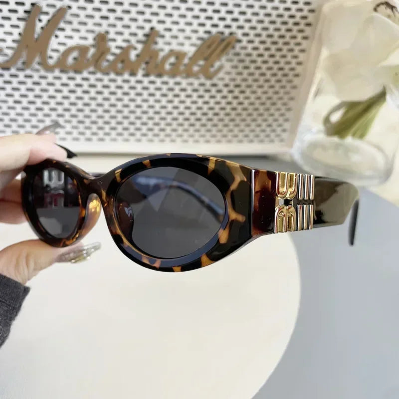 2024 New Fashion Cat Eye Sunglasses Women Men Brand Design Luxury Small Frame Sun Glasses Ladies Eyewears Oculos De Sol UV400