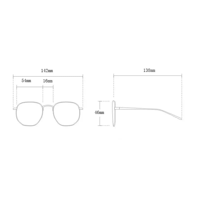 Trendy Sunglasses Fashion Women Sun Glasses Metal round Cat Eye Eyewears Men Leisure Shopping Luxury Eyeglasses for Party Travel