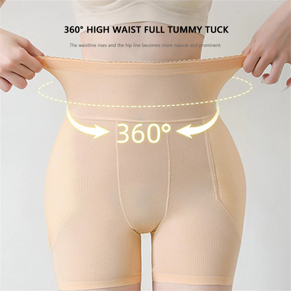 Wechery Underwear Women Fake Asses  Tummy Control Butt Lifte Breathable Hip Pads Panties Buttocks Enhancer Body Shapewear