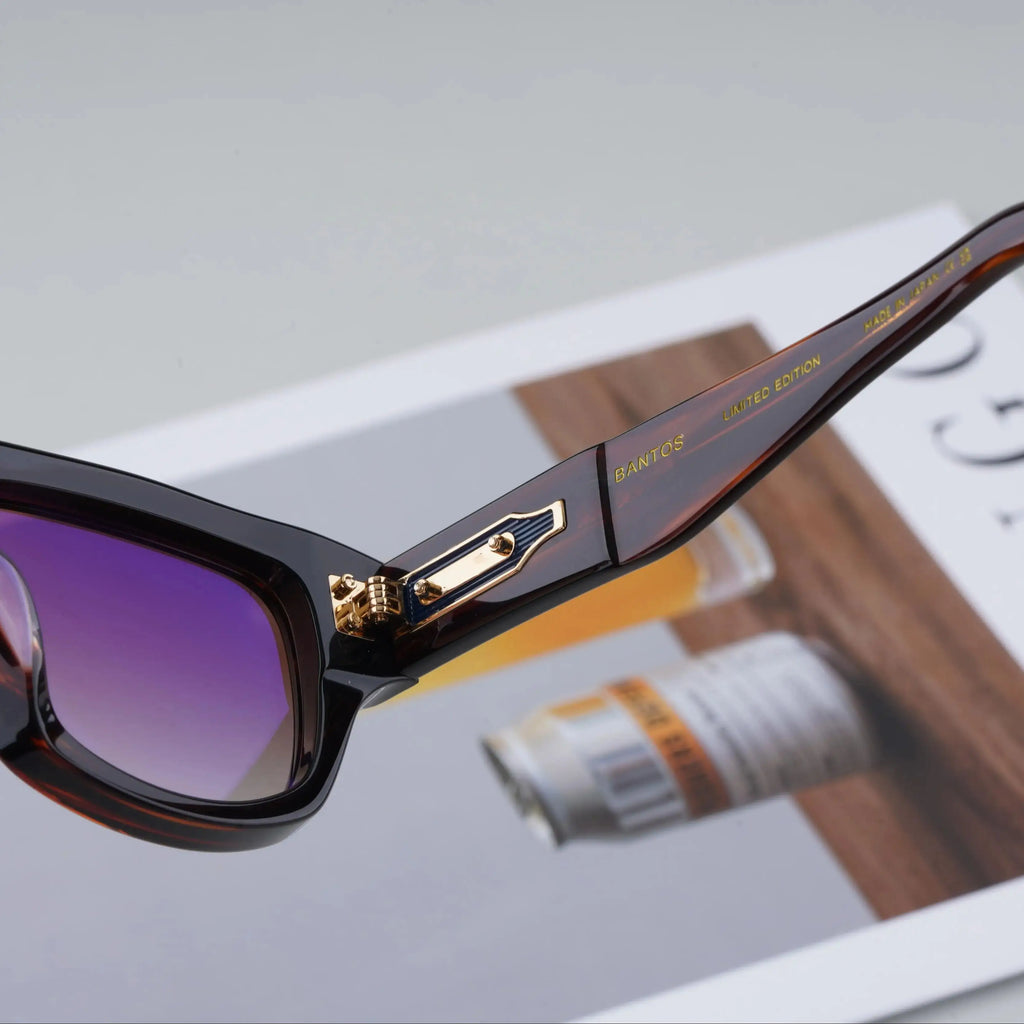 Ins Thick Acetate LIMITED EDITION Square Sunglasses Designer Handmade Japan Fashion Style Classical Uv400 Eyeglasses