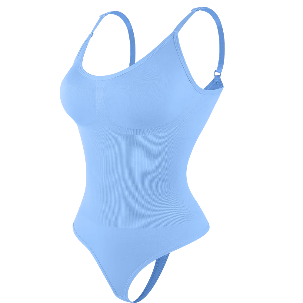 Bodysuit Women Shapewear Tummy Control Butt Lifter Body Shaper Smooth Invisible Under Dress Slimming Underwear Low Neck Jumpsuit