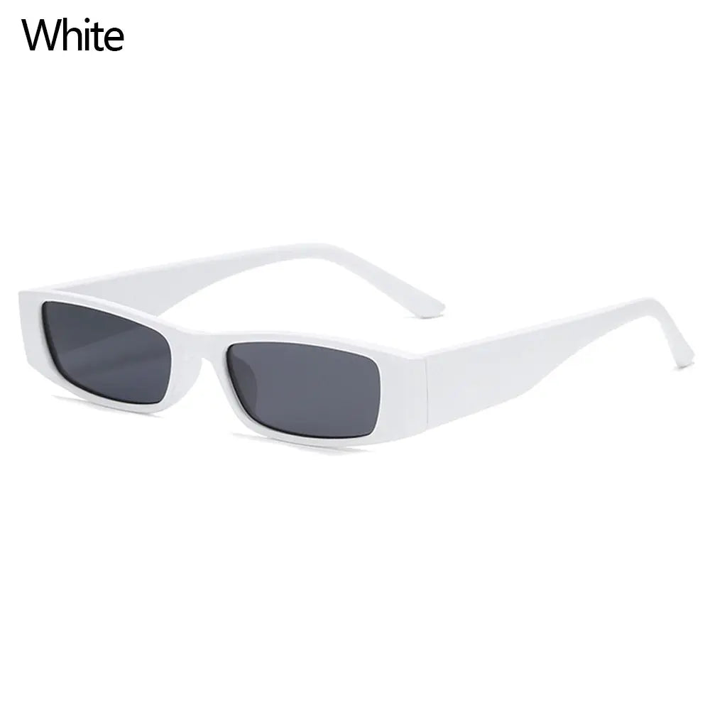 Retro Small Frame Sun Glasses Small Rectangle Sunglasses Vintage Square Narrow Sunglasses Trending Eyewear UV400