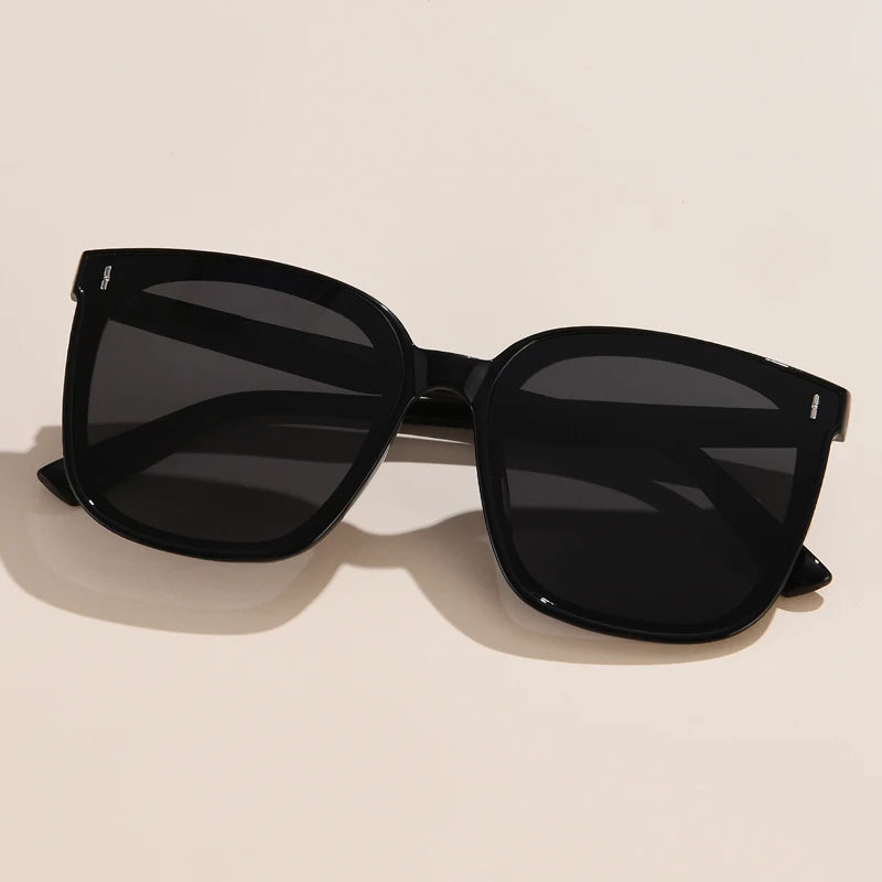 2pcs Polaroized Sunglasses Women Men Trendy Style Polarized Sun Glasses Square Eyeglasses UV400 Protection Streetwear Eyewear