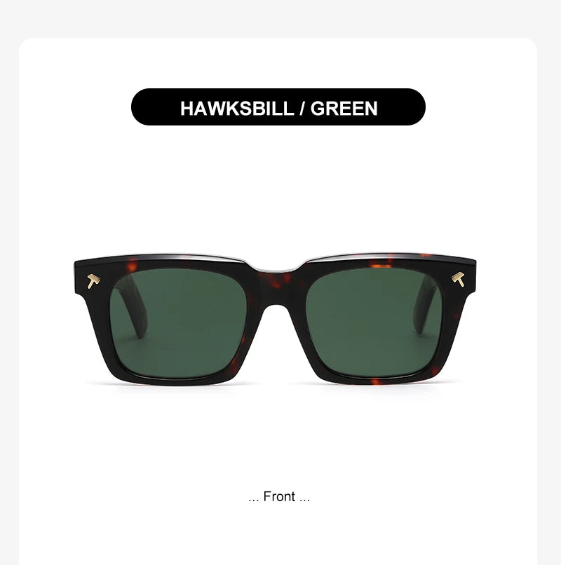 2025 new luxury Brand vintage Quentin Sun glasses Men Women Sunglass Driving Sunglasses Fashion Male Acetate UV400 eyeglasses