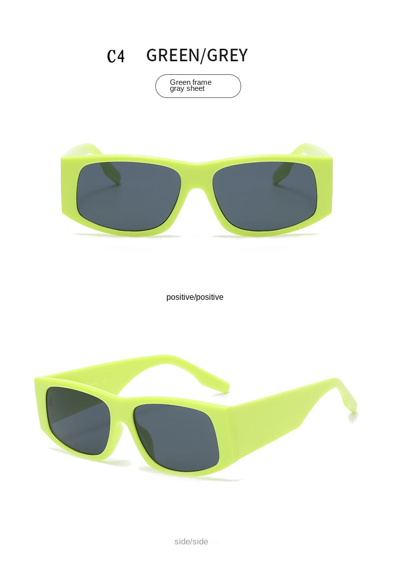 Brand Fashion Sunglasses New Small Frame Square Sun Glasses INS Trendy Retro Rectangle Women Men Outdoor Travel Gafas De Sol