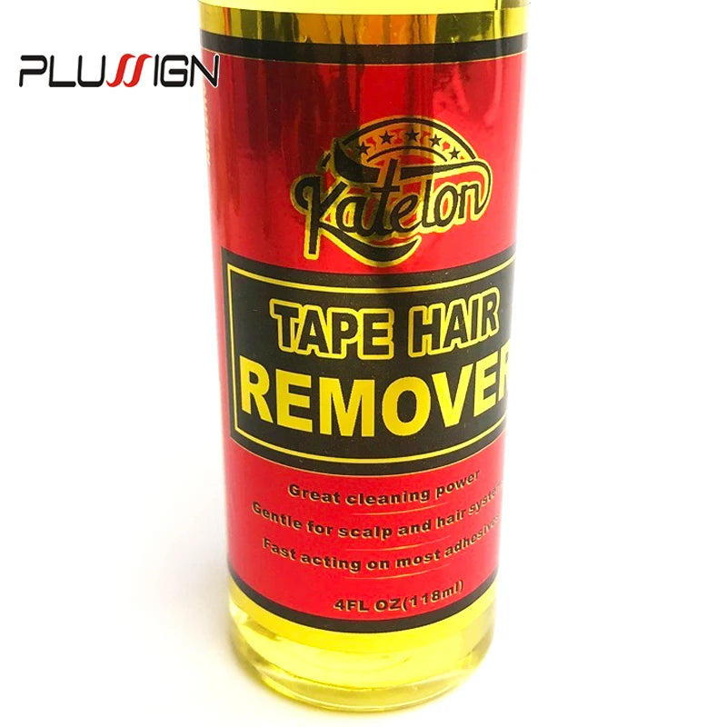 118Ml Tape Hair Remover Solvent Large Bottle Wig Glue Remover For Scalp Hair Systems Gentle Remover For Salon Fit Most Adhesives