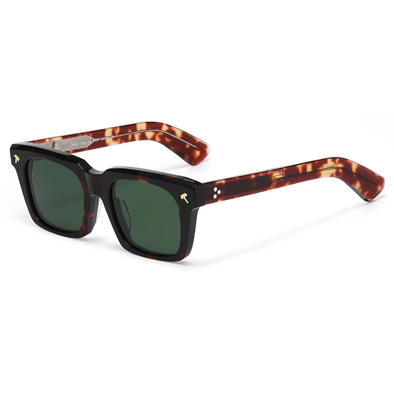 2025 new luxury Brand vintage Quentin Sun glasses Men Women Sunglass Driving Sunglasses Fashion Male Acetate UV400 eyeglasses