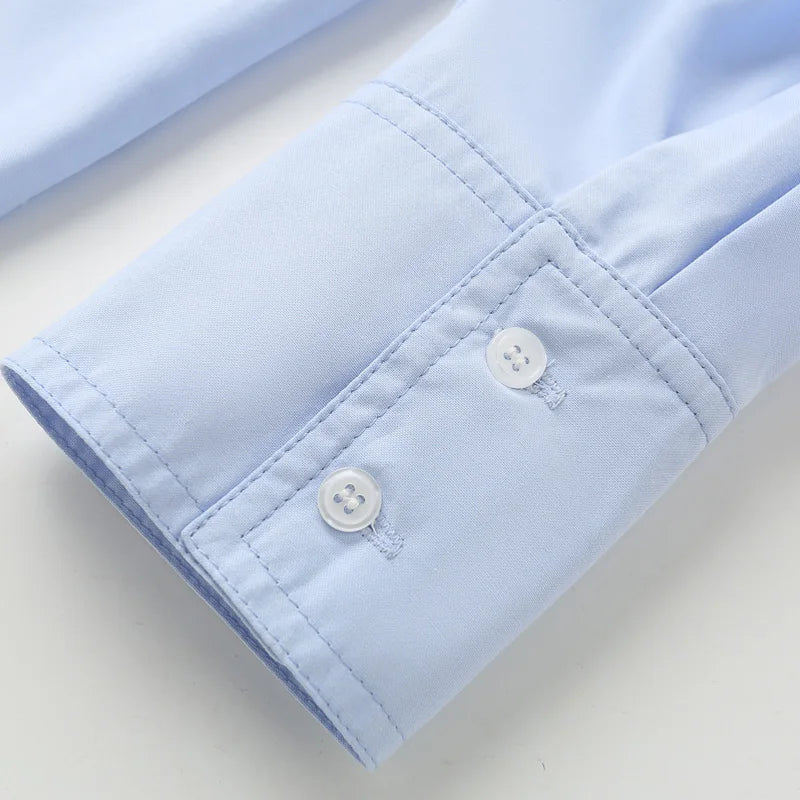HXAO 2025 Shirts Blouses New Long Striped Shirt Women Long Sleeve Casual Shirts Large Tops Summer Plain Button Up Shirts 088