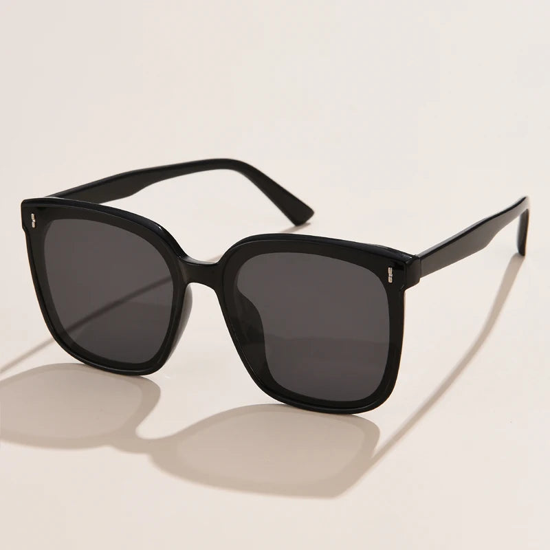 2pcs Polaroized Sunglasses Women Men Trendy Style Polarized Sun Glasses Square Eyeglasses UV400 Protection Streetwear Eyewear