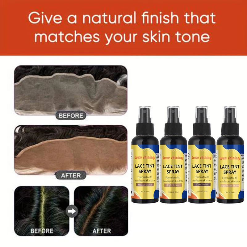 Lace Melting & Holding Spray Glue-Less Hair Adhesive For Wigs,Lace tint spray Wig Spray,Sweatproof Strong Natural Finishing Hold