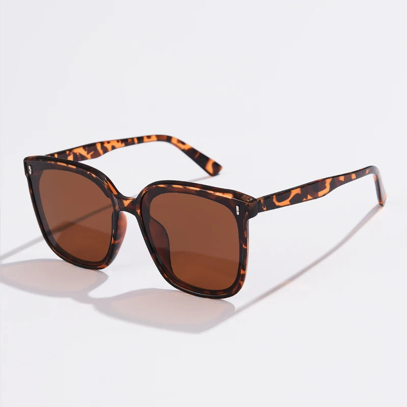2pcs Polaroized Sunglasses Women Men Trendy Style Polarized Sun Glasses Square Eyeglasses UV400 Protection Streetwear Eyewear