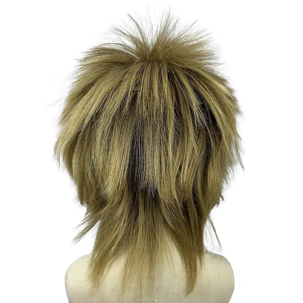 HAIRJOY  Synthetic Hair Women Curly Wig Mullet  Wig  70s 80s Rocker Wig  Layered Wig Cosplay Costume Wigs Women Carnival Wig