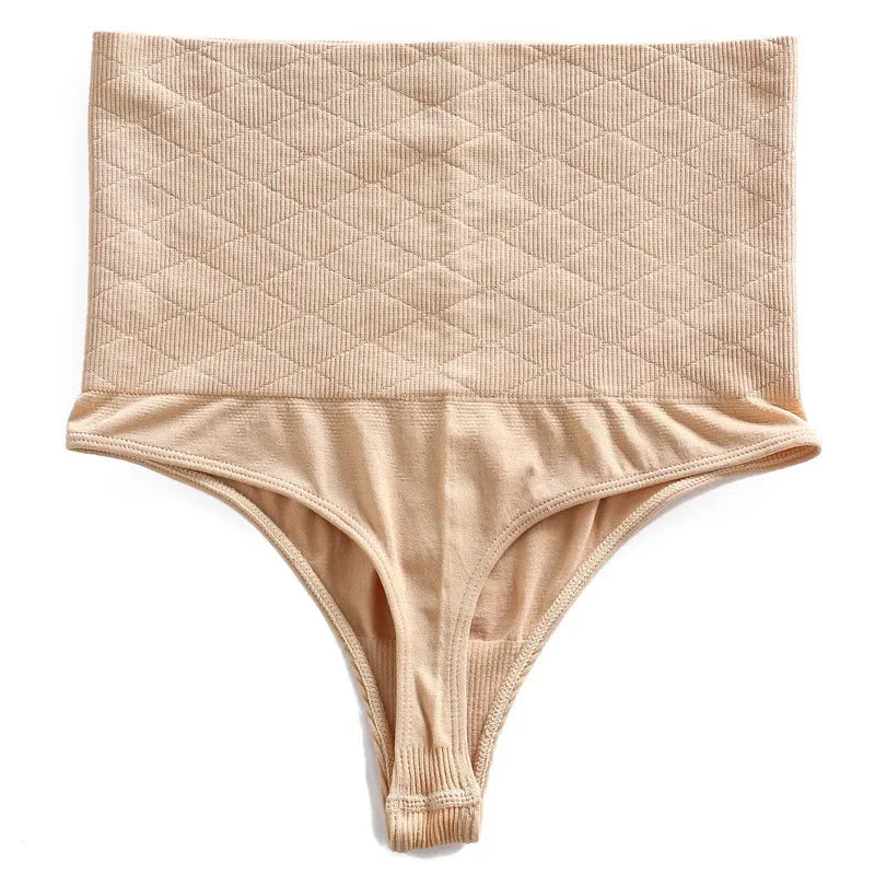Women High Waist Tummy Control Panties Sexy Thong Panty Shapewear Belly Slimming Underwear Butt Lift Cincher Briefs Body Shaper