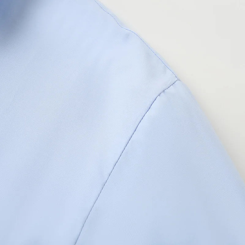 HXAO 2025 Shirts Blouses New Long Striped Shirt Women Long Sleeve Casual Shirts Large Tops Summer Plain Button Up Shirts 088