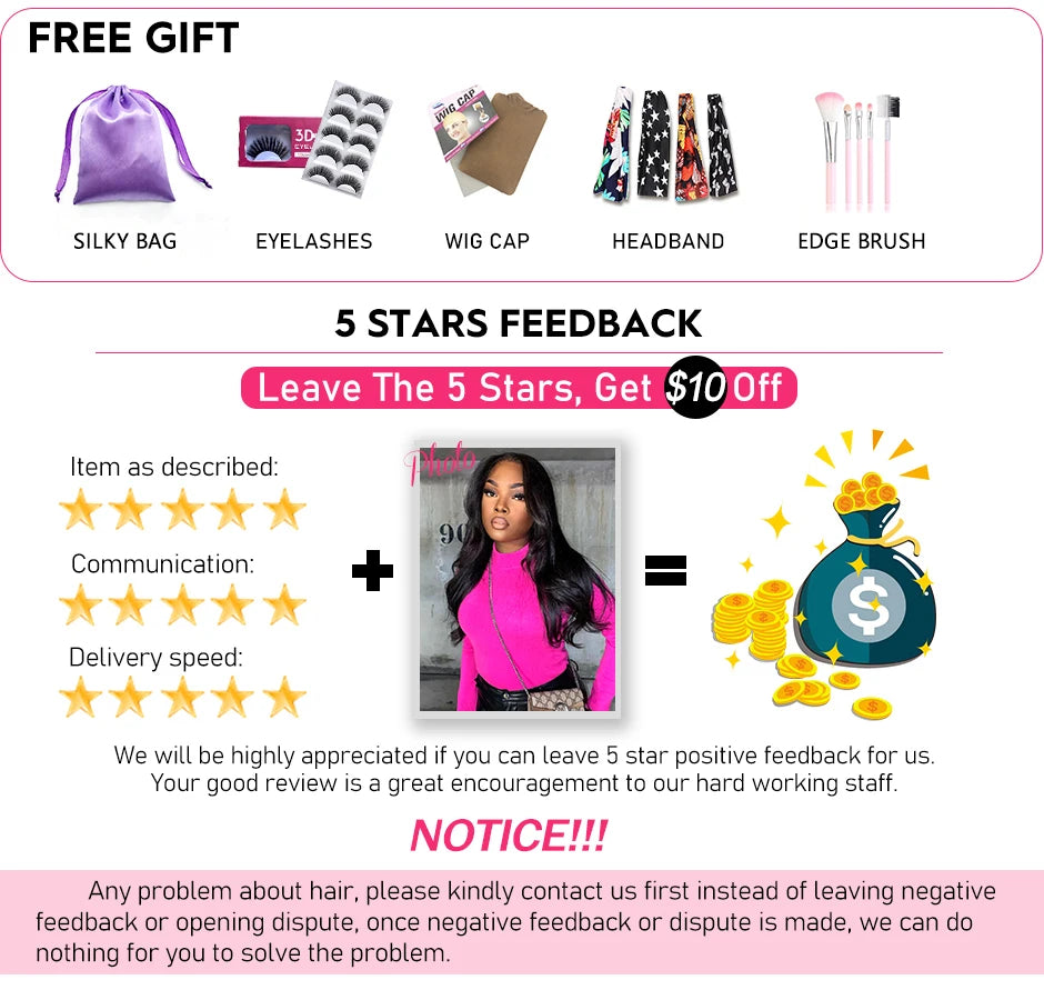 Ready to Wear 4x6 5x5 Pre Cut HD Lace Closure Glueless Wigs Human Hair Pre Plucked 36 Inch Brazilian Body Wave Lace Frontal Wigs