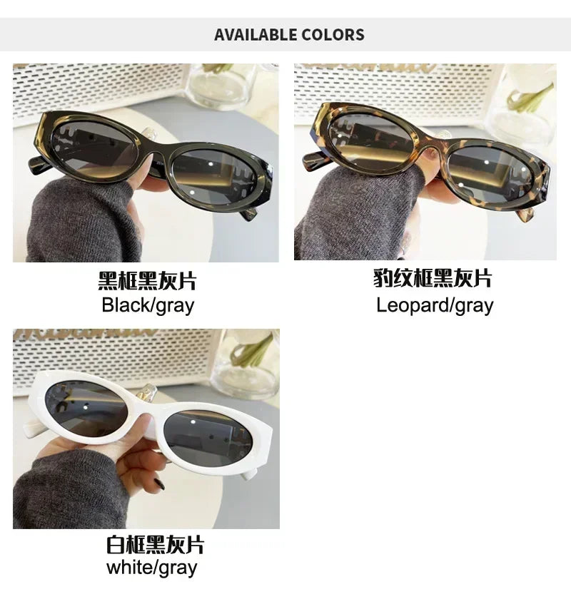 2024 New Fashion Cat Eye Sunglasses Women Men Brand Design Luxury Small Frame Sun Glasses Ladies Eyewears Oculos De Sol UV400