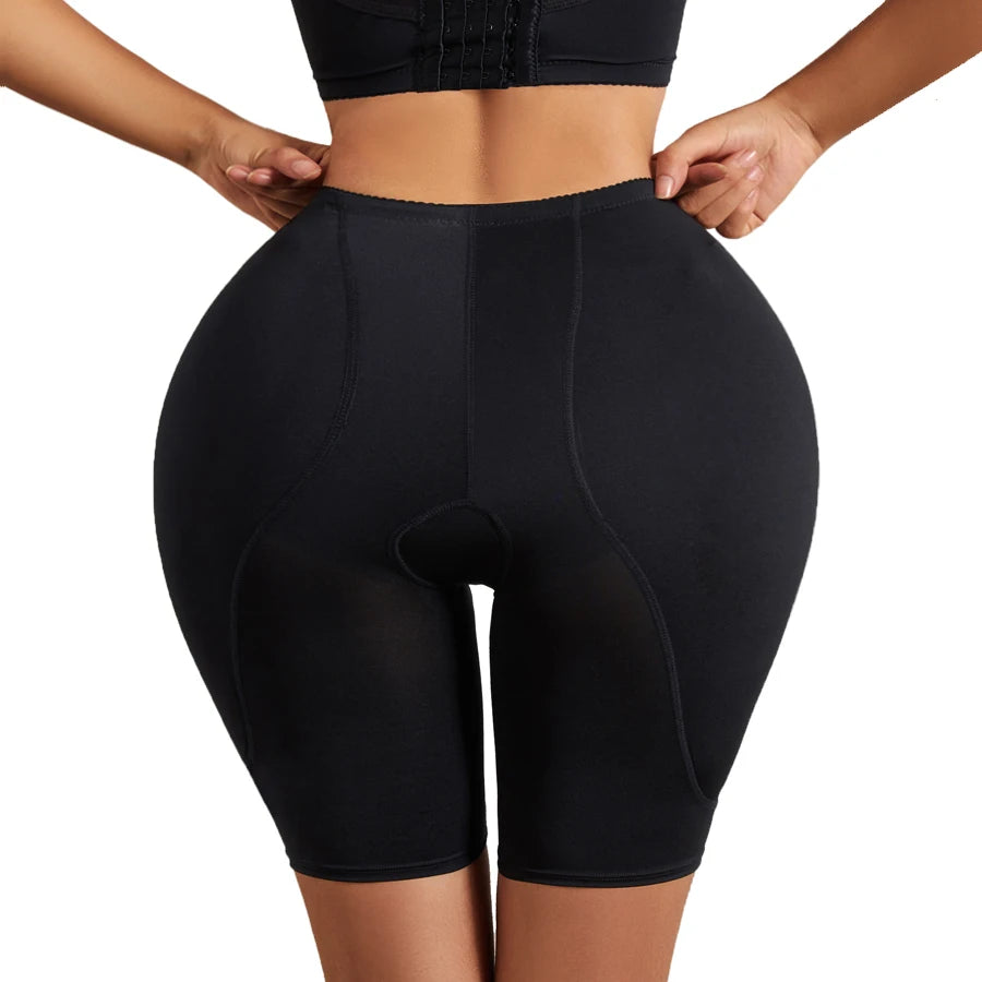Butt Lifter Shapewear Shorts Women Fake Booty Enhancer Body Shaper Padded Hip Enhancer Panties Lingerie Hip Pads Fake Ass Panty