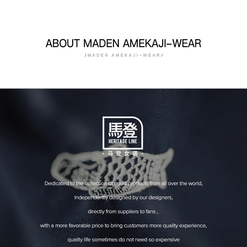 Maden 3/4-sleeved Shirt for Women Loose Blouse Batwing Sleeve Casual Breathable Stand Collar Tops Spring and Summer Blue Shirt