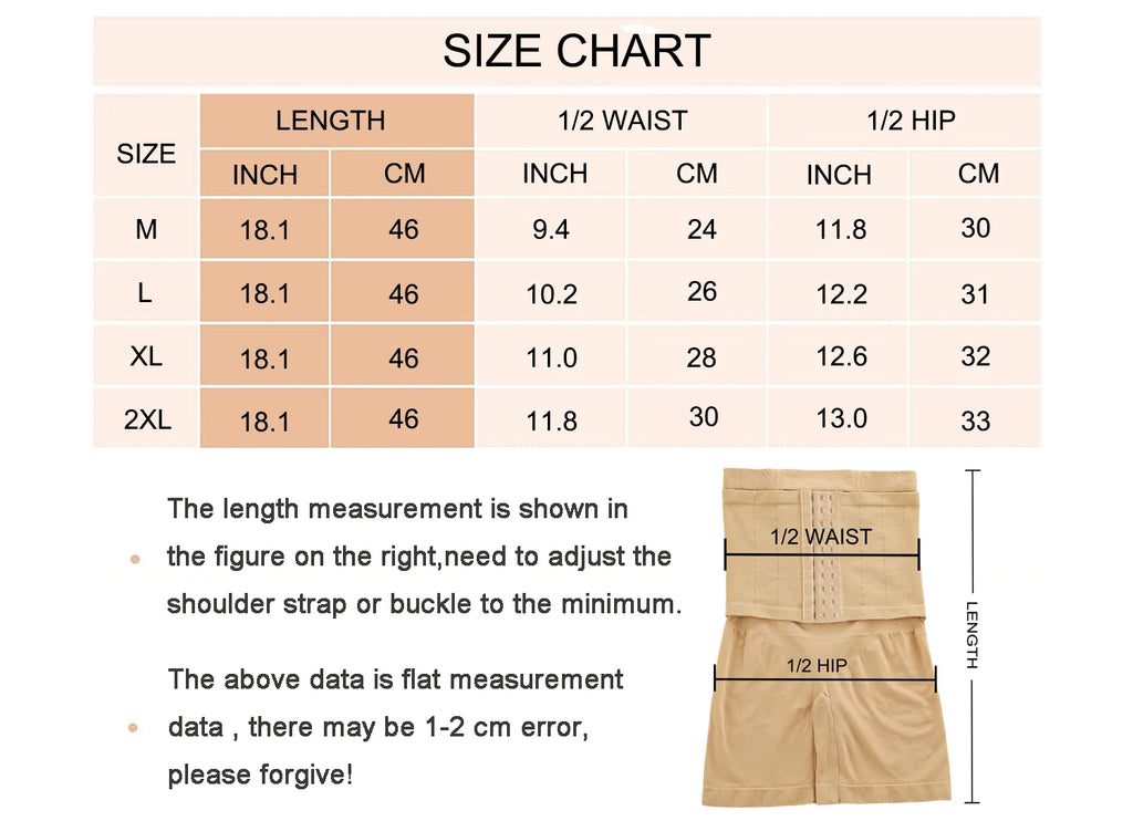 Shapewear for Women Tummy Control Body Shaper Fajas Shorts with Hook Butt Lifter Panties High Waisted Underwear Slimming Panties