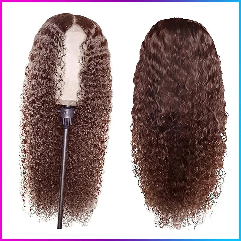 Synthetic Long  Wavy Wig for Women Middle Part Curly Natural Looking Heat Resistant Fiber for Daily