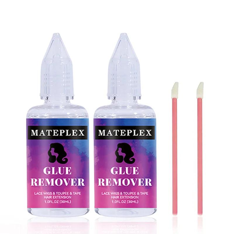 Wig Glue Waterproof Lace Glue Strong Hold Wig Adhesive for Toupee Frontal Professional Glue for Lace Front Wigs+Adhesive Remover