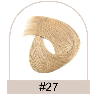 Silk Top Base Swiss Lace Clip In Topper Straight Women Toupee With Bangs Breathable And Soft Real Human Hairpiece Blonde Color