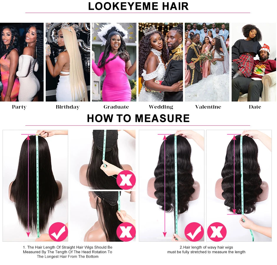 Ready to Wear 4x6 5x5 Pre Cut HD Lace Closure Glueless Wigs Human Hair Pre Plucked 36 Inch Brazilian Body Wave Lace Frontal Wigs