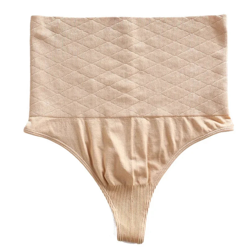 Women High Waist Tummy Control Panties Sexy Thong Panty Shapewear Belly Slimming Underwear Butt Lift Cincher Briefs Body Shaper