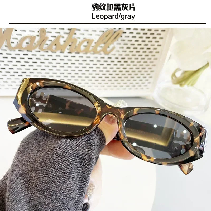 2024 New Fashion Cat Eye Sunglasses Women Men Brand Design Luxury Small Frame Sun Glasses Ladies Eyewears Oculos De Sol UV400