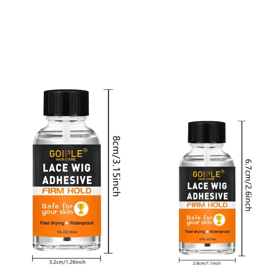 GOIPLE Lace Wig Adhesive Kit Fast Drying and Waterproof Glue Natural Perfect Invisible Bond Adhesives Products for Wigs Bonding