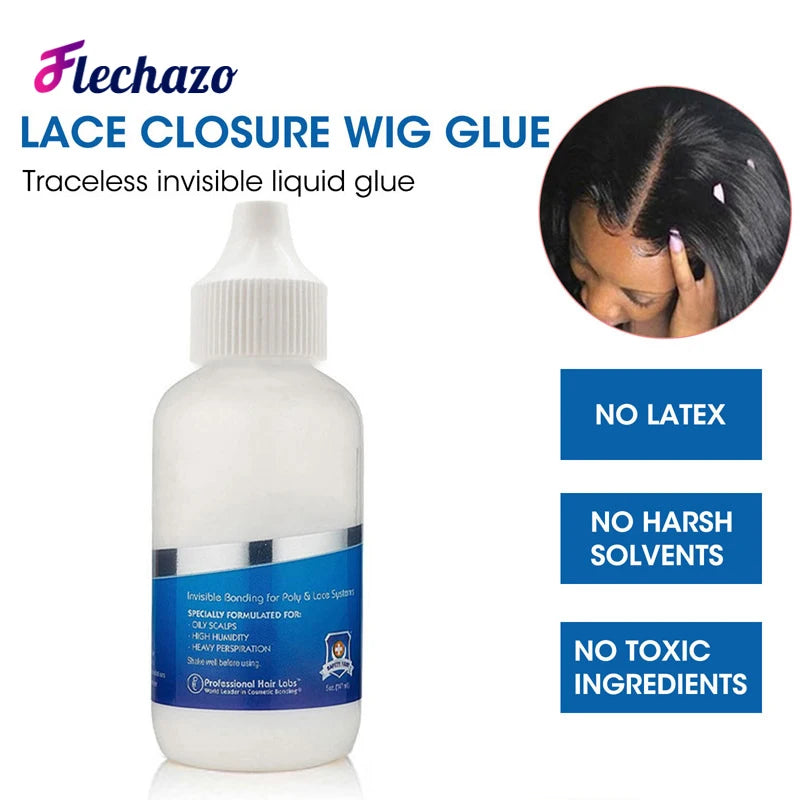 Lace Melting Holding Spray Kit 7Pcs Lace Wig Glue Hair Bond Adhesive And Remover, Hair Wax Stick Edges Brush HD Wig Cap Wig Band