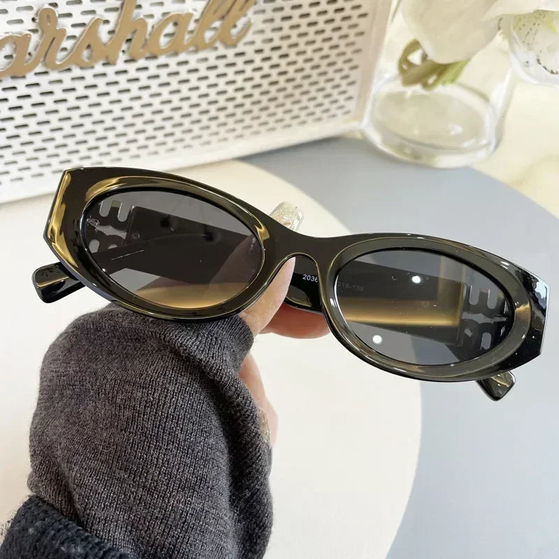 2024 New Fashion Cat Eye Sunglasses Women Men Brand Design Luxury Small Frame Sun Glasses Ladies Eyewears Oculos De Sol UV400