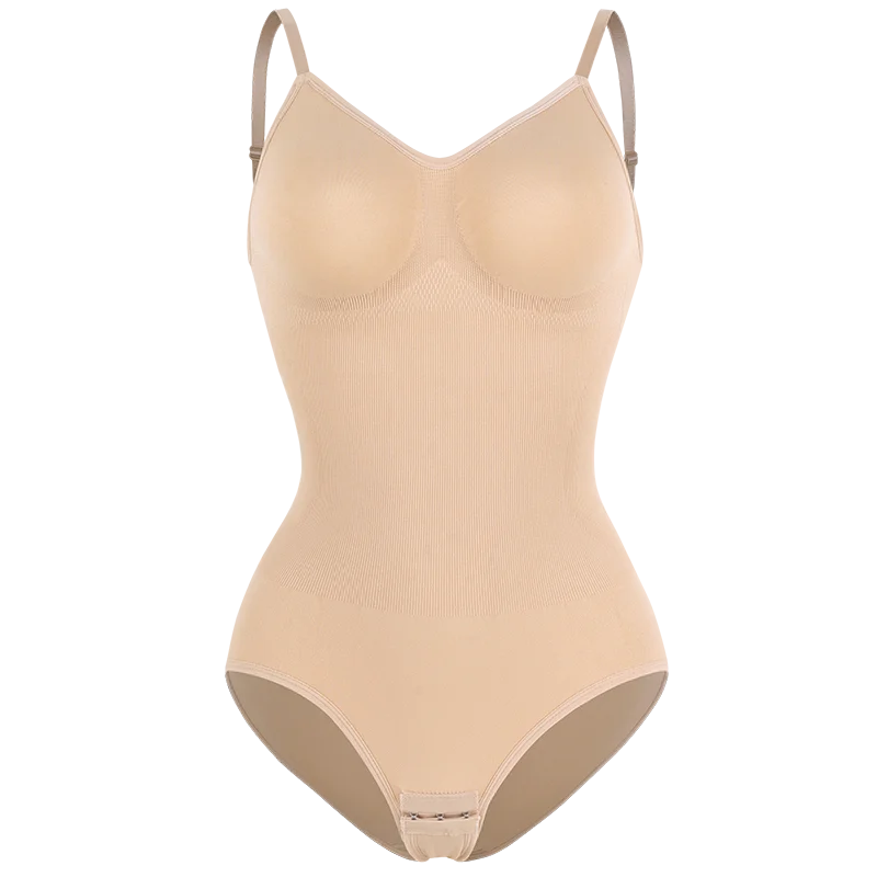 Low Back Bodysuits Shapewear for Women Open Crotch Body Shaper Seamless Tummy Control Push Up Corset Tank Top Backless Underwear