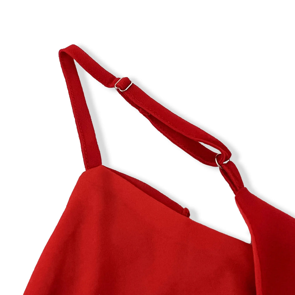 New 2025 Women's Ruffles Chiffon Maxi Dress Backlesss Split Sexy Porm Dress Red Long Summer Wedding Party Dress Elegant Vestidos