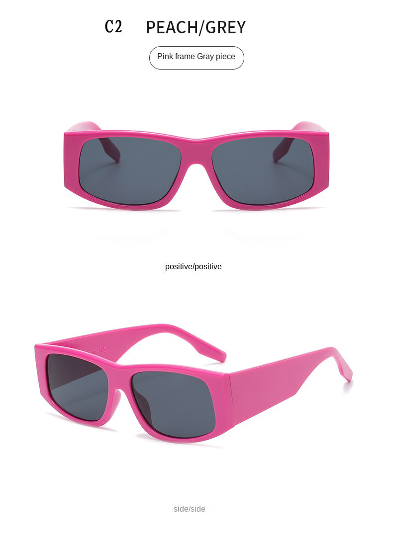 Brand Fashion Sunglasses New Small Frame Square Sun Glasses INS Trendy Retro Rectangle Women Men Outdoor Travel Gafas De Sol