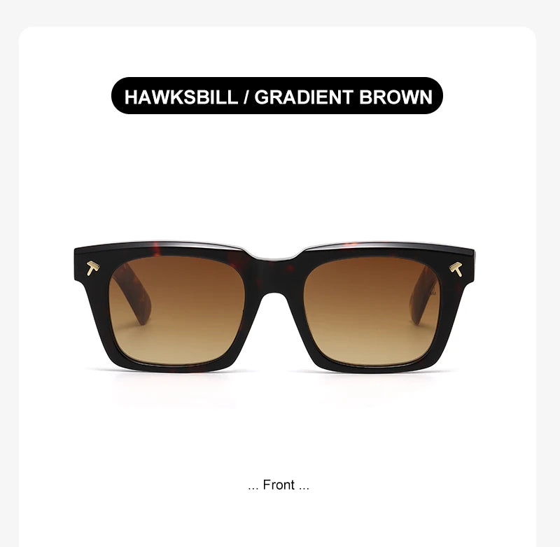 2025 new luxury Brand vintage Quentin Sun glasses Men Women Sunglass Driving Sunglasses Fashion Male Acetate UV400 eyeglasses