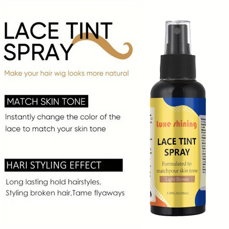 Lace Melting & Holding Spray Glue-Less Hair Adhesive For Wigs,Lace tint spray Wig Spray,Sweatproof Strong Natural Finishing Hold