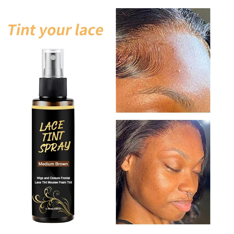 100ml Lace Melting Spray And Holding Spray, Extreme Hold Melting Spray For Lace Wigs,Glueless,Wig Melting Spray & Hair Adhesive
