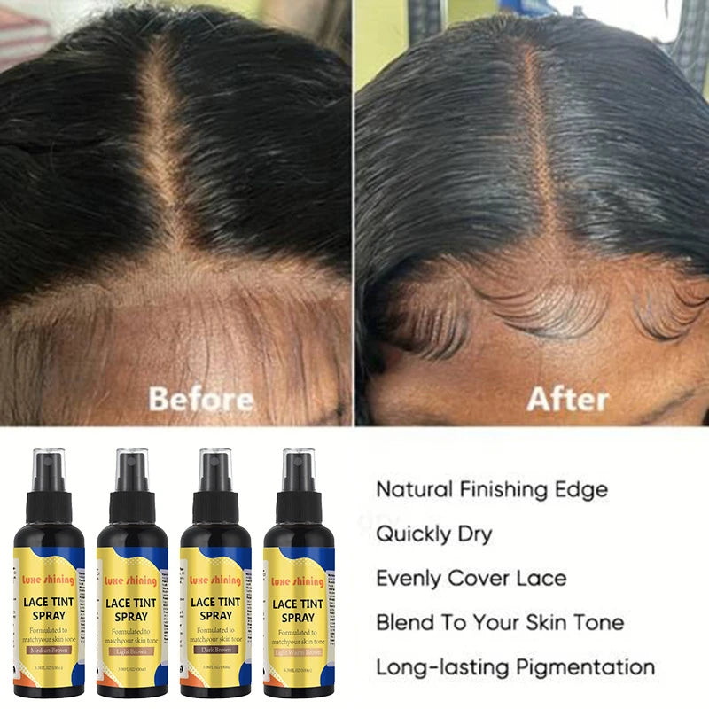 Lace Melting & Holding Spray Glue-Less Hair Adhesive For Wigs,Lace tint spray Wig Spray,Sweatproof Strong Natural Finishing Hold