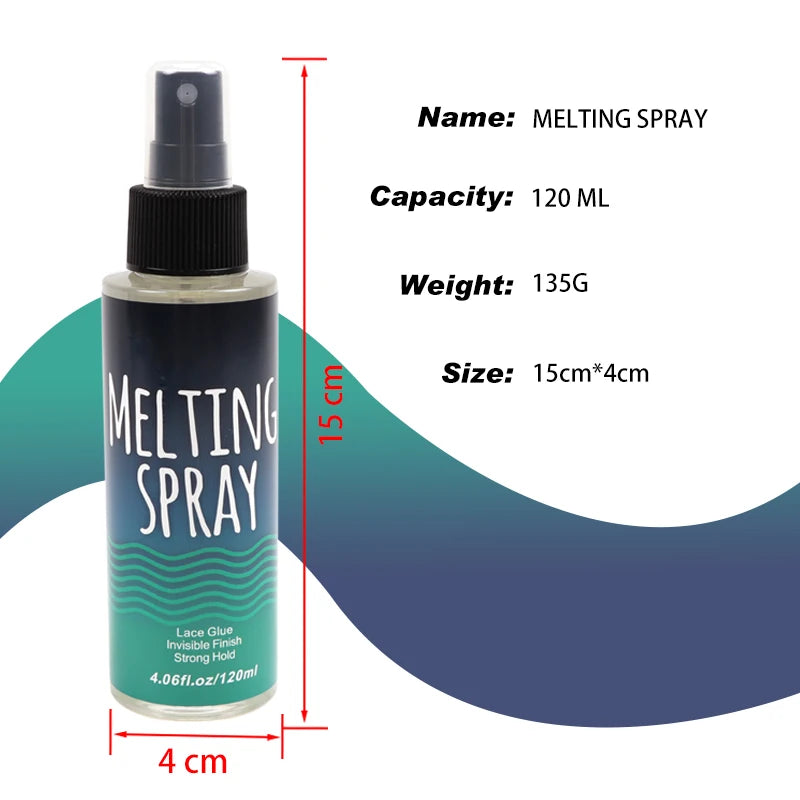 Waterproof Wig Glue With Remover Melting Spray Lave Wig Adhesive With Free Double Size Edge Brush Wax Stick Wig Band Hair Tools