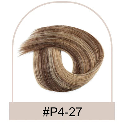Silk Top Base Swiss Lace Clip In Topper Straight Women Toupee With Bangs Breathable And Soft Real Human Hairpiece Blonde Color