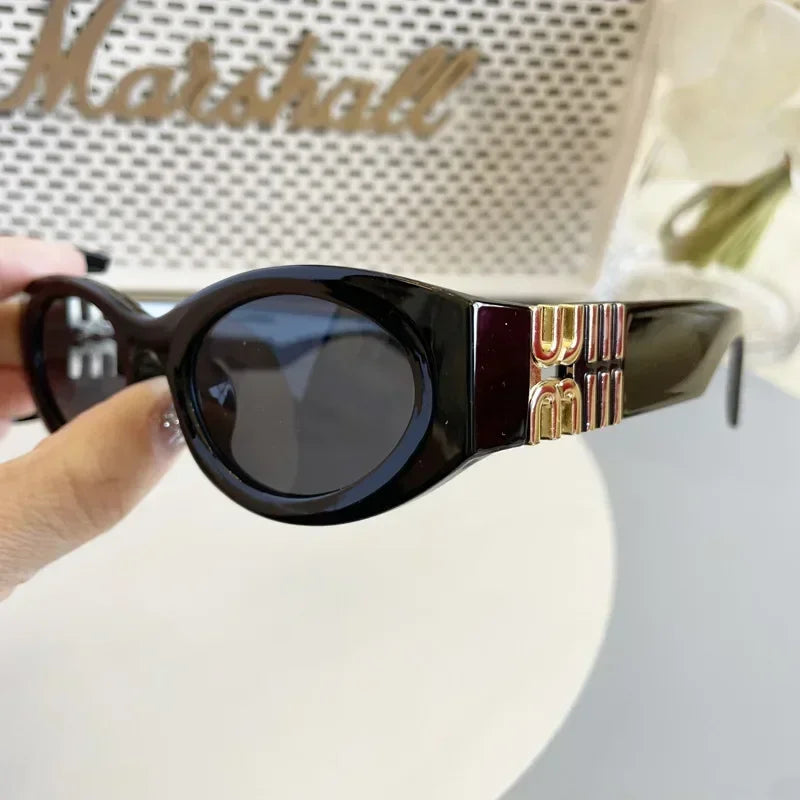 2024 New Fashion Cat Eye Sunglasses Women Men Brand Design Luxury Small Frame Sun Glasses Ladies Eyewears Oculos De Sol UV400