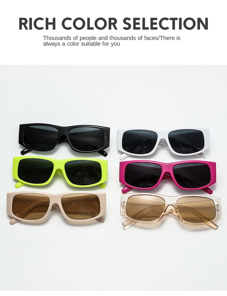 Brand Fashion Sunglasses New Small Frame Square Sun Glasses INS Trendy Retro Rectangle Women Men Outdoor Travel Gafas De Sol
