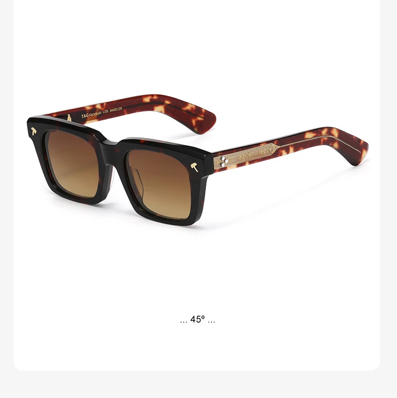 2025 new luxury Brand vintage Quentin Sun glasses Men Women Sunglass Driving Sunglasses Fashion Male Acetate UV400 eyeglasses