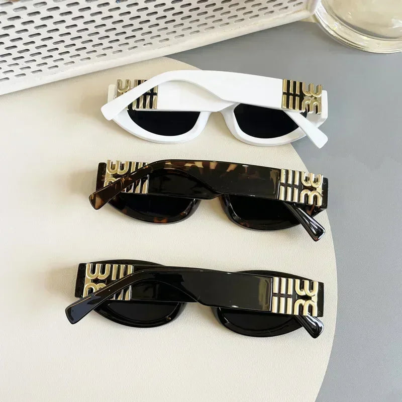 2024 New Fashion Cat Eye Sunglasses Women Men Brand Design Luxury Small Frame Sun Glasses Ladies Eyewears Oculos De Sol UV400